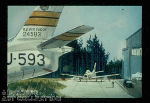 F-86S AT HAHN AIR FORCE BASE - GERMANY